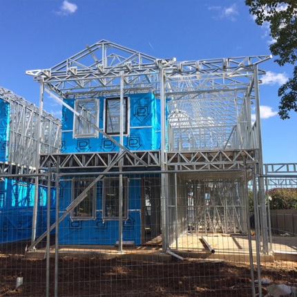 Prefabricated Houses Supplier Light Gauge Steel Framing House for Townhouse Project