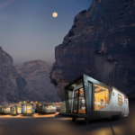 Prefabricated Houses Tiny House on Wheels Glacier Hotel Unit for Travel for Rent