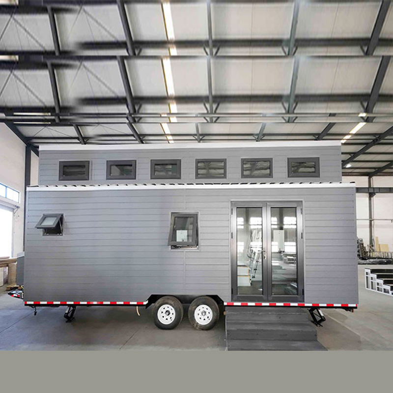 Prefabricated Houses with Light Steel Frame Prefab Tiny House on Wheels Prefabricated Houses with Light Steel Frame Prefab Tiny House on Wheels