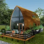 Prefabricated Houses with Steel Structure Prefabricated Hotel Wooden Bungalow Cabin