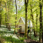 Prefabricated Houses Wooden a Frame Camping Cabin Modular Tinyhouse Resort Holiday