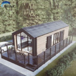 Prefabricated Houses Wooden Bungalows Fast Construction Mobile Working House Office