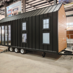 Prefabricated Kit Home Metal Buildings Tiny House on Wheels with Bathroom