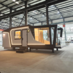 Prefabricated Light Steel Frame Mobile Home Hotel Unit Tiny House on Wheels