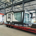 Prefabricated Light Steel Frame Mobile Tiny House Glacier Mobile House Hotel Unit