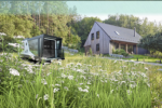 Prefabricated Light Steel Frame Mobile Tiny House Glacier Mobile House Hotel Unit