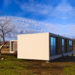 Prefabricated Light Steel Framing 2-Storey Villa House with Big Windows Modular Home