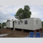 Prefabricated Lotus House Clinic Color Steel Sandwich House Fast Installation Container House