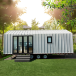 Prefabricated Modular Building House Tiny House on Wheels with Solar Panel
