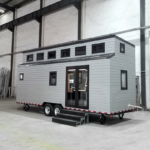 Prefabricated Modular Home with Light Gauge Steel Framed Tiny House on Wheels