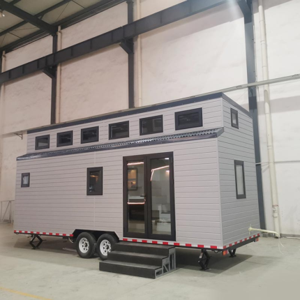 Prefabricated Modular Homes Tiny House on Wheels Single Family Prefab Trailer