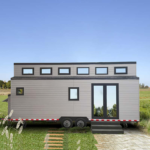 Prefabricated Modular Homes Tiny House on Wheels Single Family Prefab Trailer