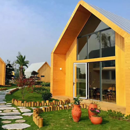 Prefabricated Modular House Light Steel Frame Tiny House on Wheels Unit Version