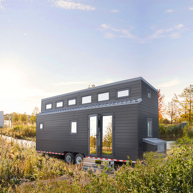 Prefabricated Modular House with Light Steel Structure Tiny House on Wheels Us Standard Prefabricated Modular House with Light Steel Structure Tiny House on Wheels Us Standard