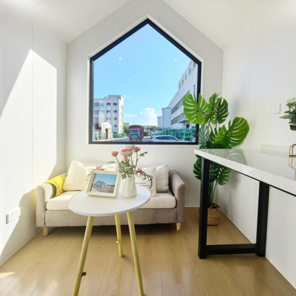 Prefabricated Modular Mini Tiny House Kits Light Steel Frame House with Bath & Kitchen