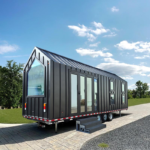 Prefabricated Modular Mini Tiny House Kits Light Steel Frame House with Bath & Kitchen
