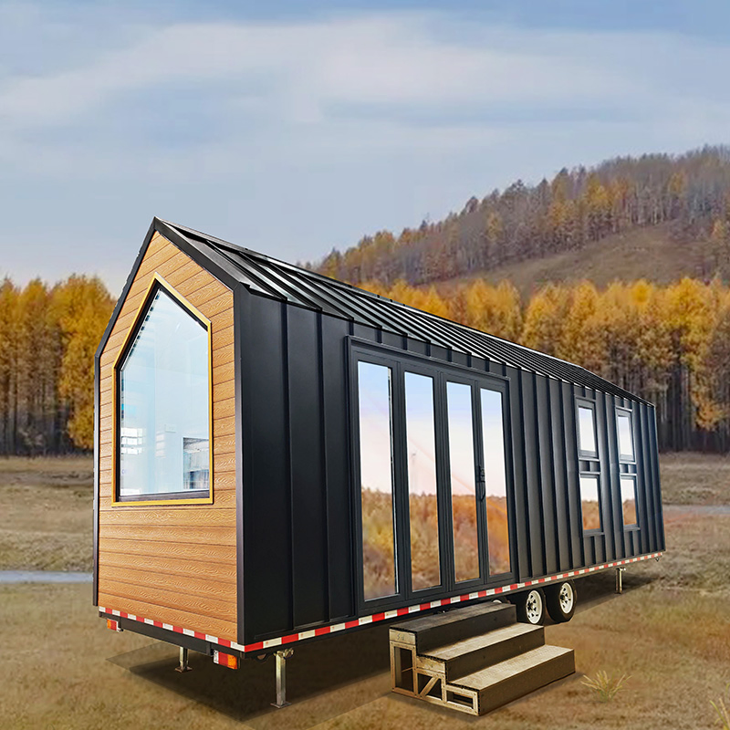 Prefabricated Modular Tiny House on Wheels Ready to Ship Resort Home