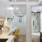 Prefabricated Tiny House on Wheel Modern Prefab Small Mobile Trailer Hosue