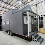 Prefabricated Tiny House on Wheels Design Light Steel Frame Houses Australia Standard