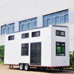 Prefabricated Tiny House on Wheels Modern Smart House Prefab Modular House Trailer