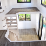 Prefabricated Tiny House on Wheels Modern Smart House Prefab Modular House Trailer