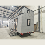 Prefabricated Tiny House on Wheels Trailer for Living Australia Standard Mini Modular Homes