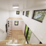 Prefabricated Tiny House on Wheels Trailer for Living Australia Standard Mini Modular Homes