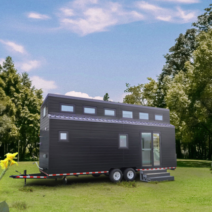 Prefabricated Transportable Houses with Light Steel Frame Modular Tiny House on Wheels