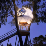 Prefabricated Tree Mini House Treehouse Cabins, Mountain Cabin, Cool Cabins, Vacation House