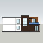 Prefabricated Villa House with Steel Structure Frameprefabricated House Plan As4600