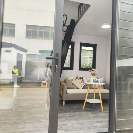 Prefabricatedmini Modular Homes Light Steel Structure Tiny House on Wheels Us Standard