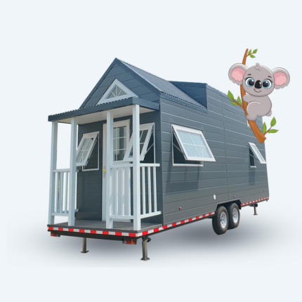 Ready to Ship Cheap Price Modular a Frame House Prefabricate Tiny House on Wheels