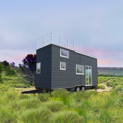 Single Family Home Mobile Prefabricated Como Tiny House on Wheels for Rent