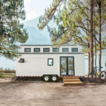 Single Family Home Mobile Prefabricated Como Tiny House on Wheels for Rent