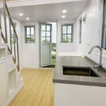 Small House Design Prefabricated Mobile Tinyhouse on Wheels Alanber House for Rent