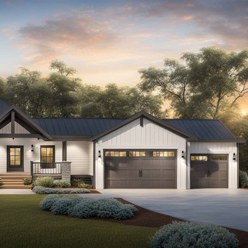 Solid Luxury 2-Storey Prefabricated Modualr House Prefab Villa Prefab Home