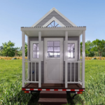 Steel Structure Tiny House on Wheels: EU Standard Modular Homes on Trailer