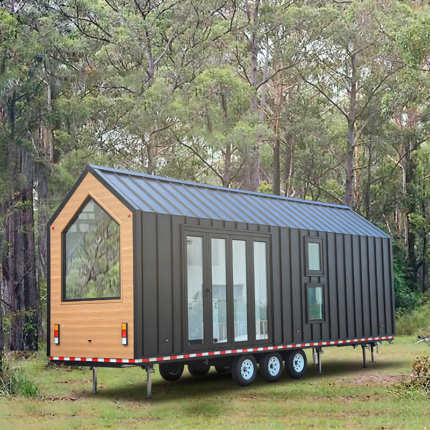 Tiny House on Wheels Vs Campervan Prefabricated House Modular Steel House Kits