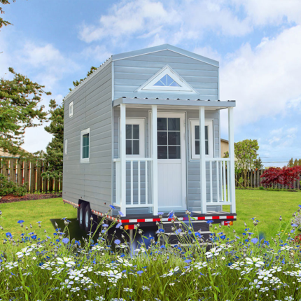 Tiny House on Wheels Vs. Prefabricated House Mobile Home Trailer