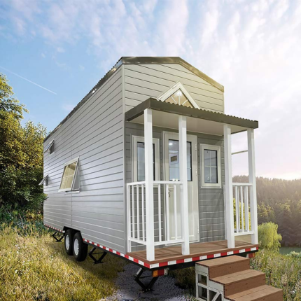 Tiny House on Wheels with Light Steel Prefab Modular Housetiny Homes Readyto Ship