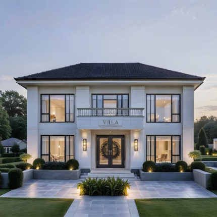 Top Selling Modern Ceiling Prefabricated House Steel Frame Prefab Villa House Kits