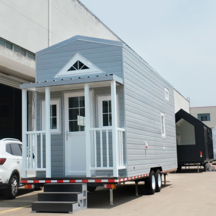 Trailer Houses Tiny House Mobile Home Ready to Ship Wheel on Wheels