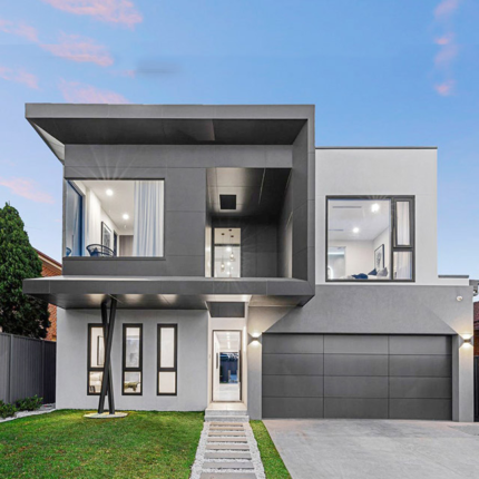 Two Story Prefabricated Houses with Light Steel Structure Modular House Villa