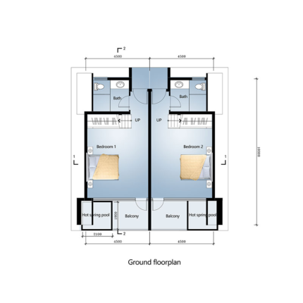 UK/EU Light Steel Prefabricated Howard Johnson a House Well Insulated Hotel