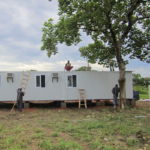 UK/European Light Steel Frame Prefabricated Foldable Lotus House Time Saving Fast Construction