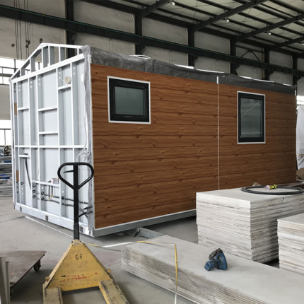 UK/European Standard Light Steel Frame Prefabricated Foldable Houses Granny Flat/Du