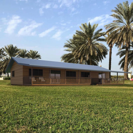 UK/European Standard Light Steel Frame Prefabricated Wooden Designed Bungalow Dp-B-7