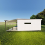 UK Standard Light Gauge Steel Frame Granny Flat Foldable House 2222