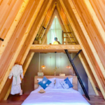 UK Standard Light Gauge Steel Prefabricated Hotel a Frame Triangle House