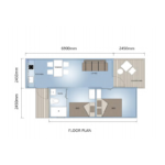 UK Standard Light Steel Frame Prefabricated House Holiday Cabin Aosta House Fast Construction